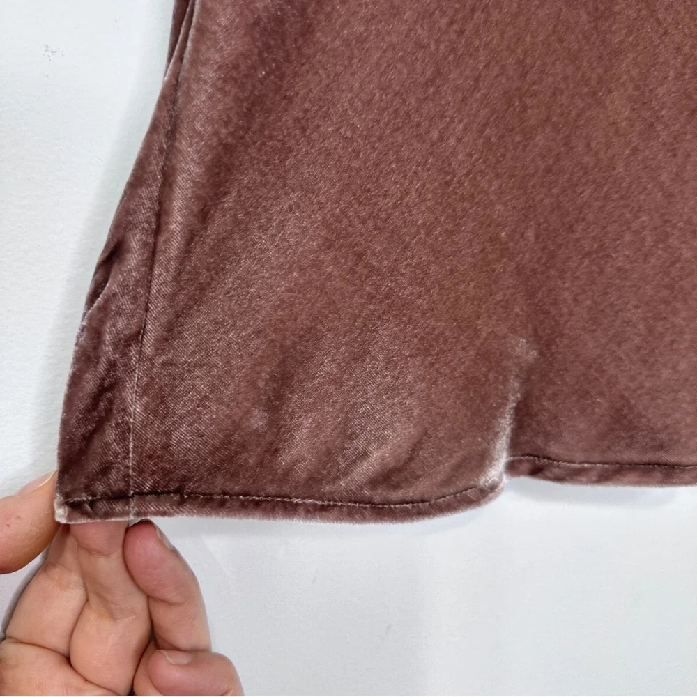 VINCE Velvet Silk Blend Camisole in‎ Cocoa Bean Sz S